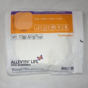 SMITH & NEPHEW 66801750 ALLEVYN LIFE NON BORDERED DRESSING 8.3" X 8.3" LOT OF 11